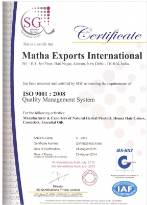 сертифікований по системі ISO 9001